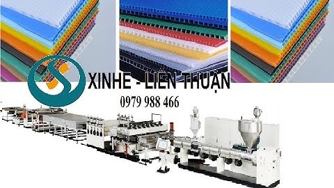 Máy sản xuất tấm nhựa PP rỗng