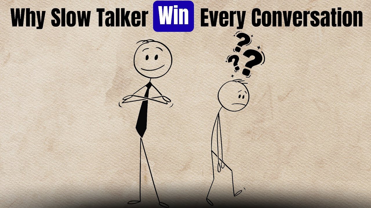 Why Slow Talkers Always Win Conversations (Psychology Explains)