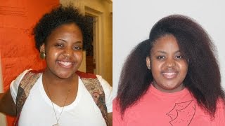 My "Natural Hair" Journey 2011-2015 | Four Year Natural Hair Growth & Length Check