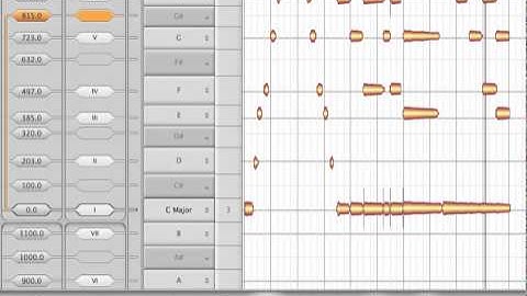 displaying intervals as frequency ratios with Melodyne 2