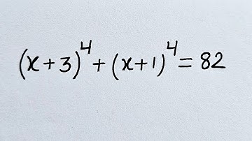 How to solve a quartic polynomial equation with average substitution| Math Olympiad #maths