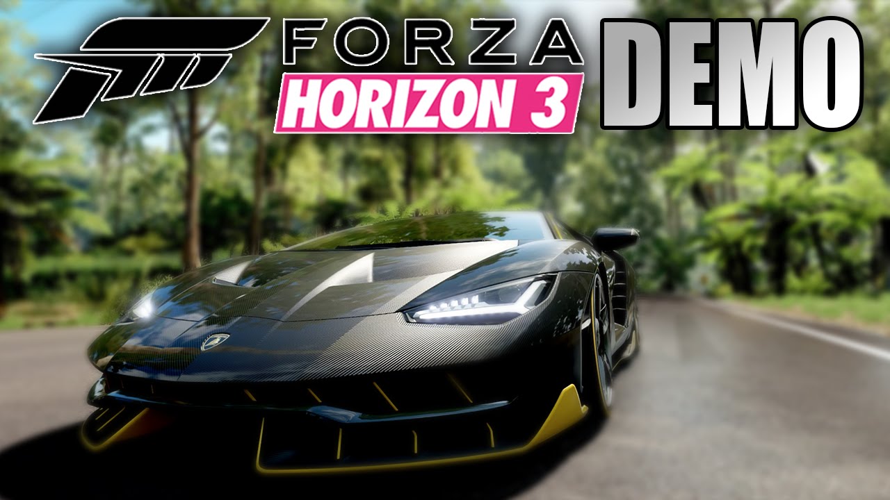 FORZA HORIZON 3 DEMO PART 1 - 1080P HD (60FPS)