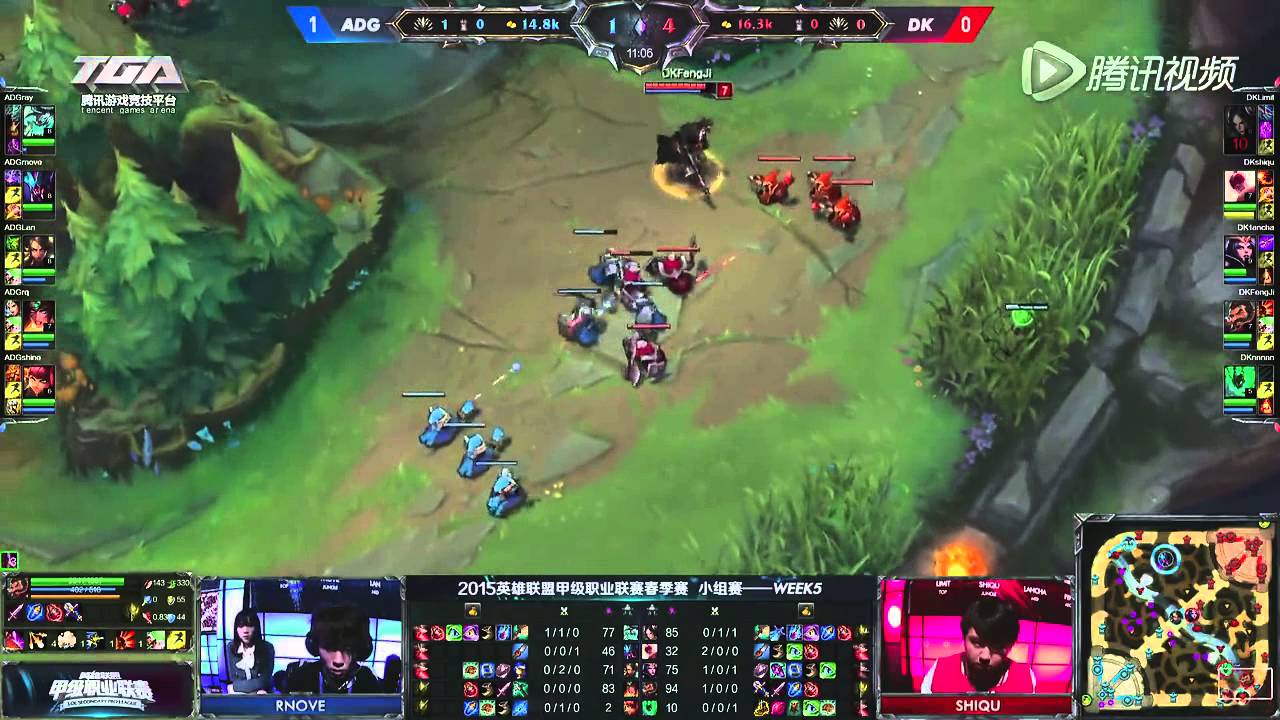 LSPL Spring 2015: DK vs ADG G2 | Team DK vs AD Gaming G2 (04.03.2015)
