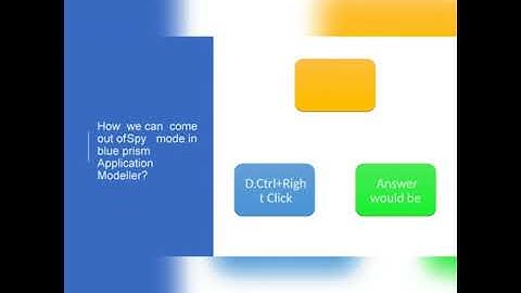 RPA BLUEPRISM  -back to basics -Q &A