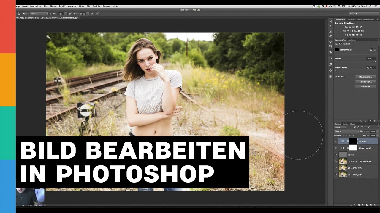 Wie Ich Ein Bild In Photoshop Bearbeite Hd Youtube