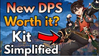 Gaming Gameplay/Kit & Constellations Explained! Plunging DPS Is He Worth It? Genshin Impact 4.4