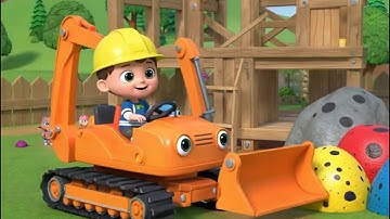 🏗️ Building Fun! Construction Vehicles Song for Kids in 3D