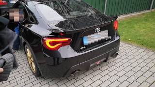 Toyota GT86 Don Silencioso Roar Catback Exhaust Sound Subaru BRZ Scion FRS Tsudo Toyota Ft86 Se Straight Pipe Cat Back Exhaust System Sound Clip