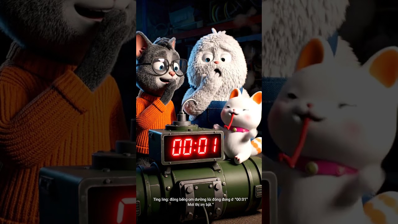 Red Wire vs  Blue Wire Mochi Decides! 😺 Hero Cat! 