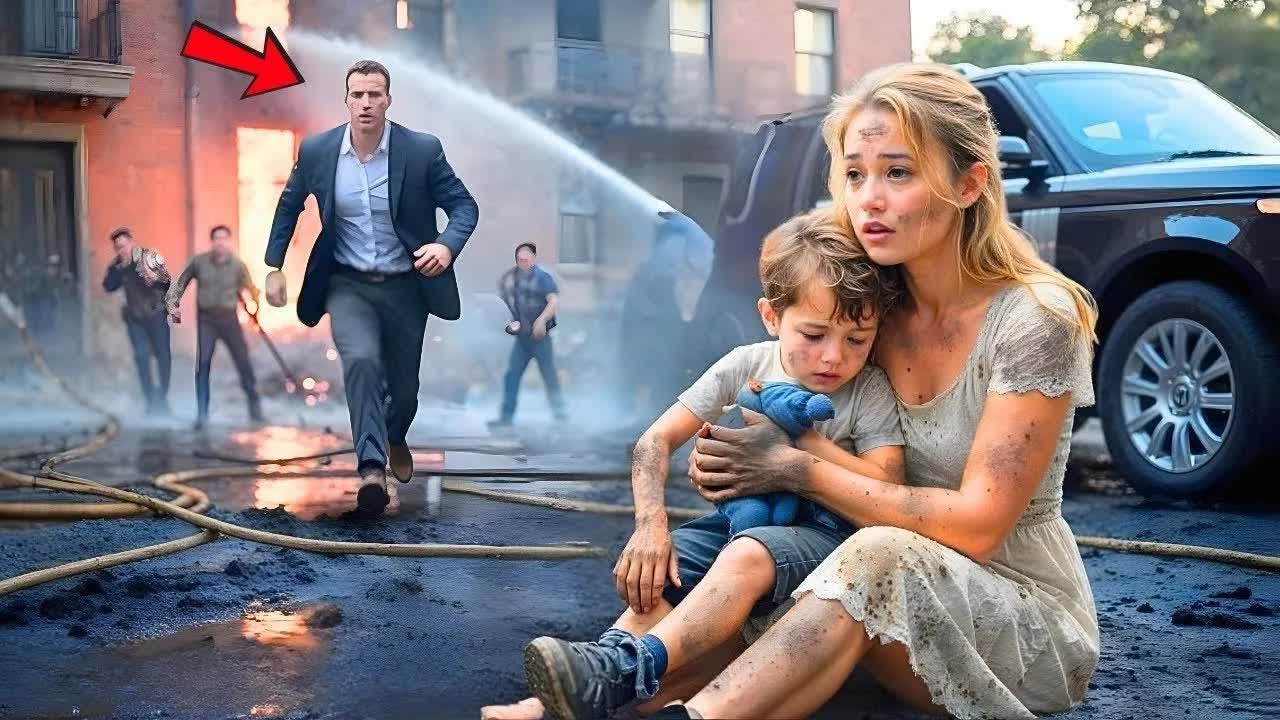 Sie rettete ein Kind aus einem Feuer – Minuten später will ein Millionär unbedingt DIESE Frau fi