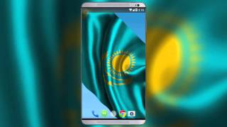 Kazakhstani Flag Live Wallpaper screenshot 2