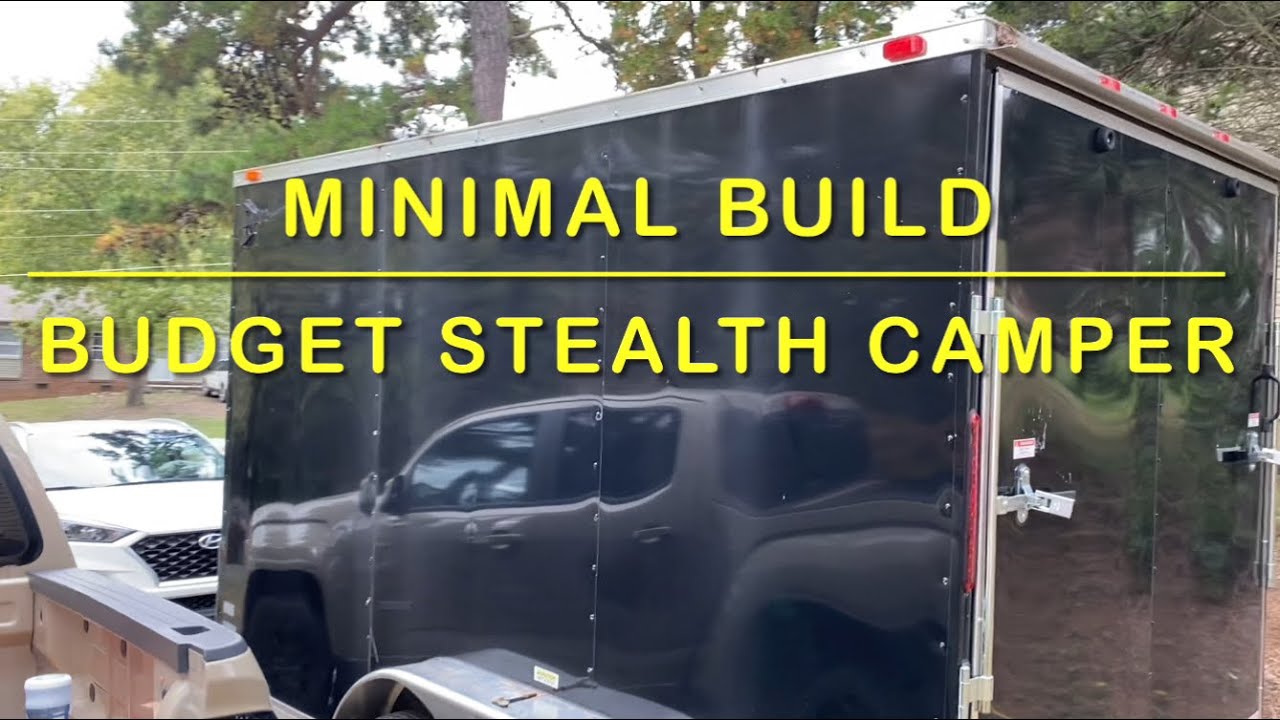 Minimal Build Stealth Camper On a Budget - Mobile Man Cave - YouTube
