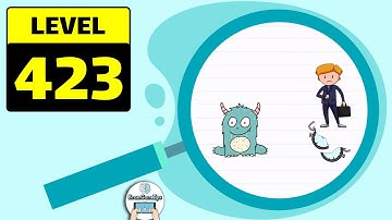 Brain Test Level 423 Walkthrough