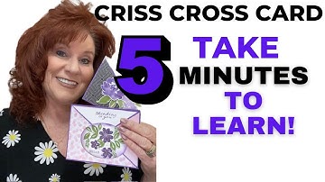 How to Make a Criss Cross Card - Step-by-Step Tutorial