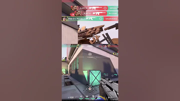 QUICKEST ACE IN VALORANT ARAXYS VANDAL #shorts #shortsyoutube #gaming #funny #funnyvideo #valorant