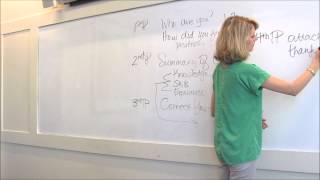 How to Write a Cover Letter / Networking Letter