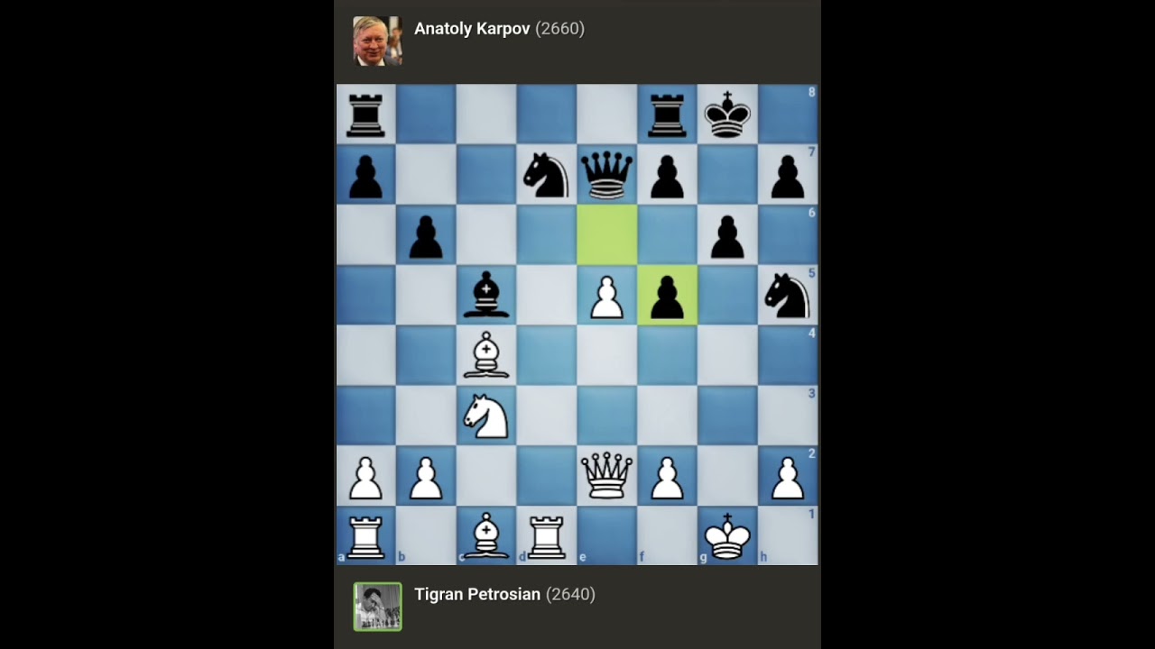 Tigran Petrosian vs Anatoly Karpov || URS Championship • Moscow - Russia (1973)