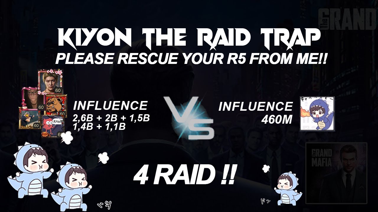The Grand Mafia Gameplay - Please rescue your R5 from me | raid trap #8  