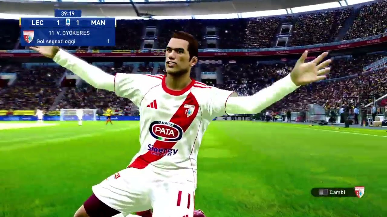 24ª giornata serie A MANTOVA 3ª stagione pes 21 patch 2025-2026