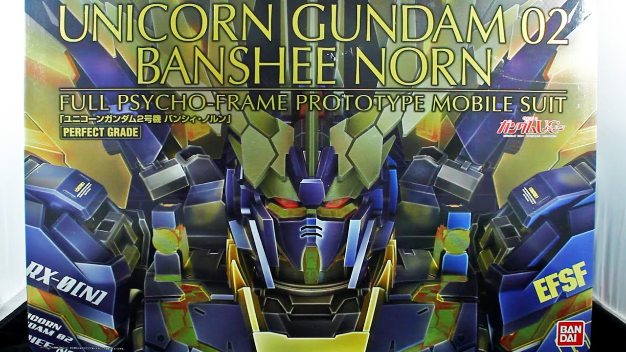 317 PG Unicorn Gundam 02 Banshee Norn UNBOXING YouTube