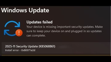 Fix Update KB5068861 Not Installing Install Error Code 0x80071a2d Windows 11