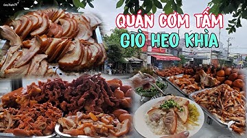 Độc đáo quán cơm tấm giò heo khìa xuất hiện ở Long Xuyên | Long Xuyên TV