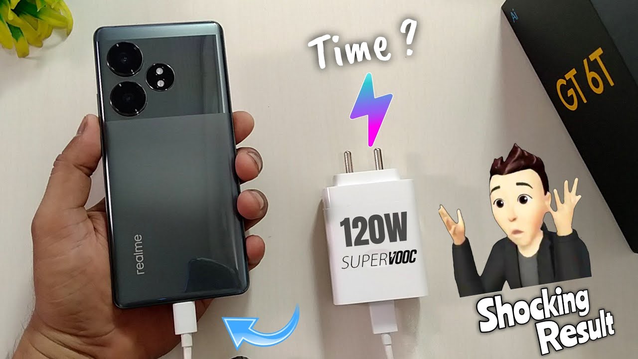 Realme GT 6T Battery Charging Test 0 To 100 With 120W Time Taken realme-gt-6t-battery-charging-test-0-to-100-with-120w-time-taken