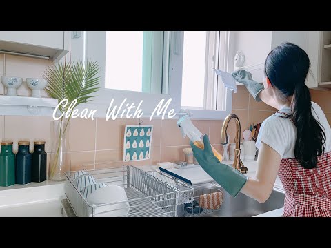 SUB) 자연과 함께 하는 주방 청소 루틴ㅣEM원액ㅣ원두 찌꺼기ㅣKitchen cleaning routine