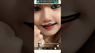 Makeup for Lisa | Blackpink | in ibis paint X | #shorts screenshot 4