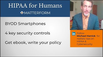 HIPAA BYOD Smartphone Security Controls