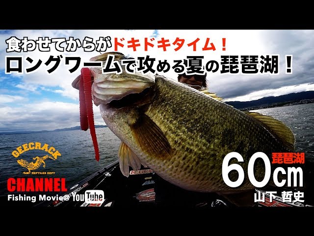 Bass Fishing] A 60cm Lunker Appears! Targeting Lake Biwa in Summer
