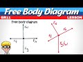 Grade 11 Newton Laws: Free body, force diagram 2