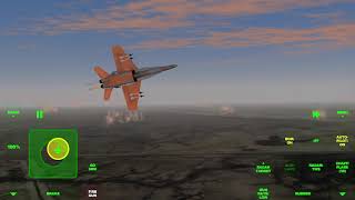 FA-18 Hornet (iOS) Transition Tier 2 Mission 2 (Edited with DCS Sound Mods) screenshot 2