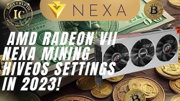 AMD Radeon VII NEXA Mining HiveOS Settings in 2023!