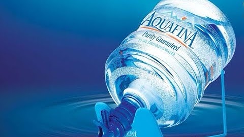 Quảng cáo nước tinh khiết Aquafina 2021