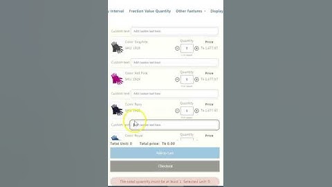 Have custom Text field with each variants. #multivariants #shopify #shorts