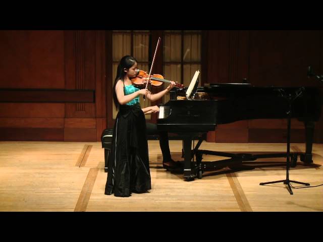 Yu-Ting Chen Sibelius Violin Concerto, mvt 1 class=
