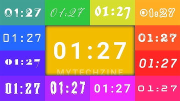 1 Minute 27 Second Timer - 87 second countdown timer
