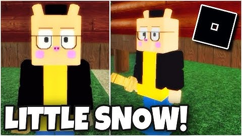 How to get “LITTLE SNOW” BADGE + TJC PONY MORPH in PIGGY RP [W.I.P] - ROBLOX