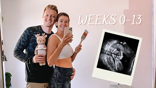 2 Week Wait Symptoms | First Trimester Recap (Apps, Essentials, Bump Shot!)