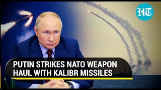 Russia destroys US, NATO  weapons in Ukraine | Putin rains Kalibr missiles on Ukraine weapon haul