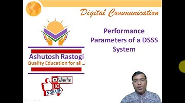 Performance Parameters of a DS Spread Spectrum system