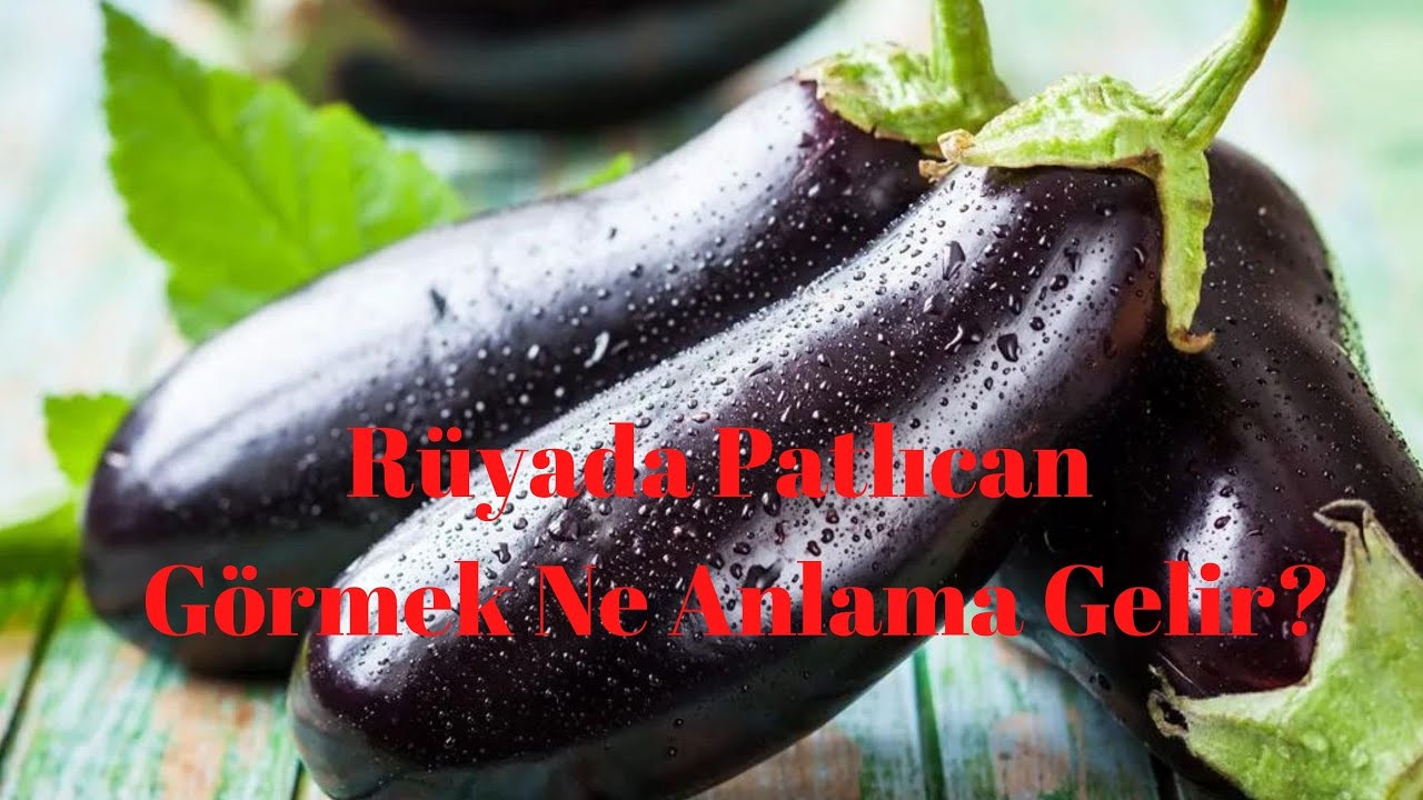 Rüyada Patlıcan Görmek Ne Anlama Gelir? - YouTube
