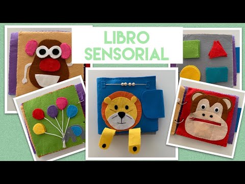 Cómo hacer un LIBRO SENSORIAL | Manualidades Infantiles | Sensory Book | Kids Crafts