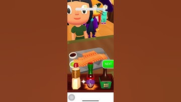 FUN VIDEO 3D GAME SUSHI ROLL RESTAURANT #13 | SATISFYING AND ASMR COOKING GAME | ANDROID/IOS