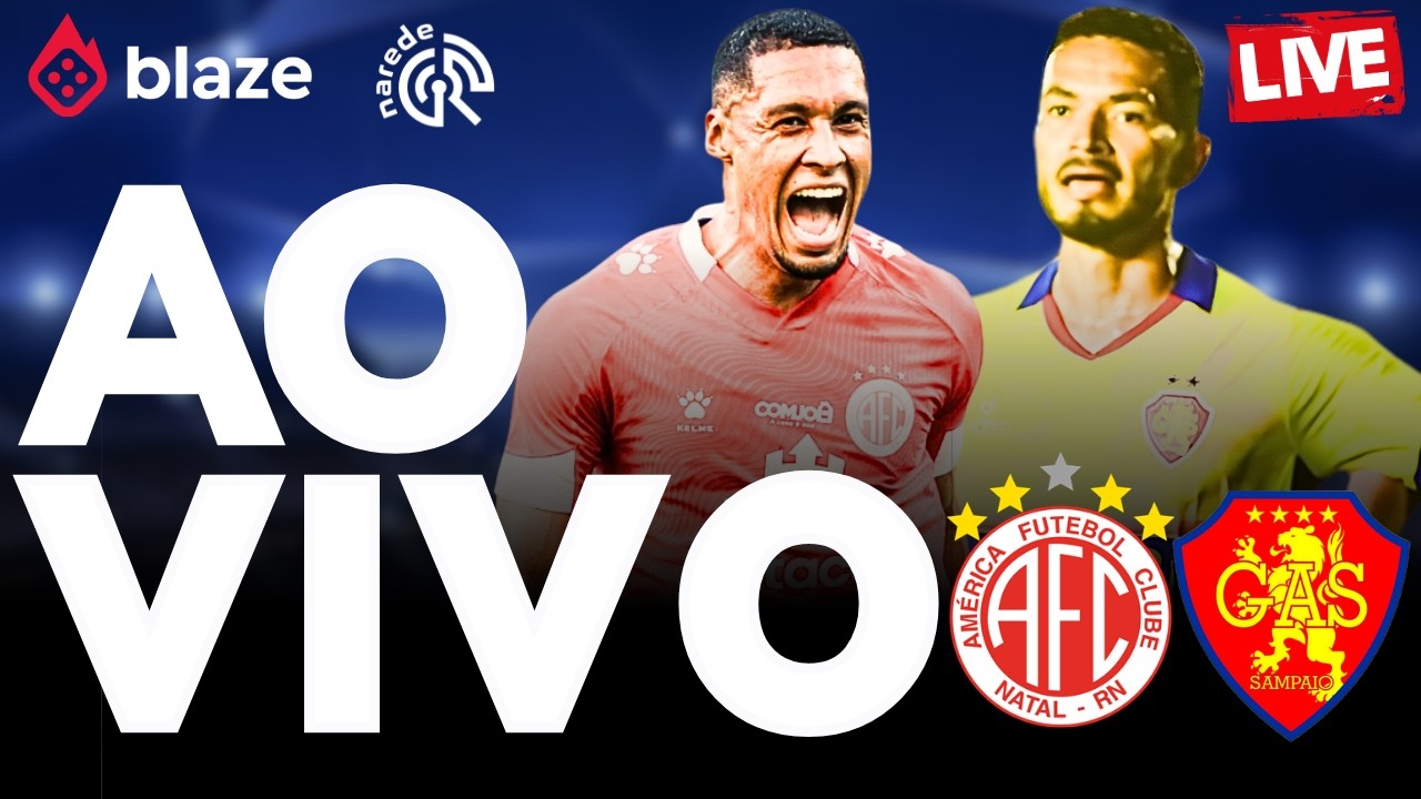 AMÉRICA DE NATAL X GAS AO VIVO – DECISÃO NA COPA DO BRASIL! 🏟️🔥