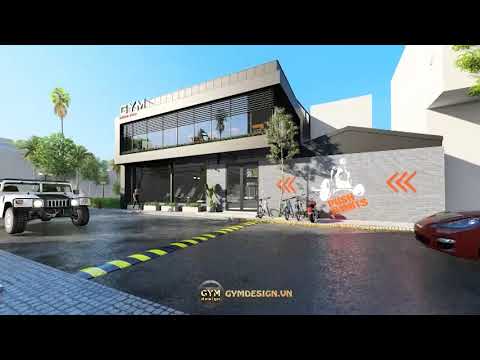 Video Thiết kế kiến trúc mặt tiền phòng gym đẹp || GYM SÔNG... - youtube
