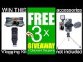 Vlogging, Selfie, Streaming Kit Giveaway to 3 People