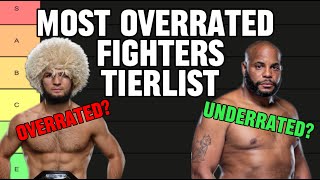 Most Overrated/Underrated Fighters Tier List