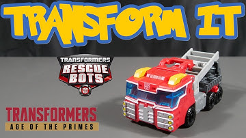 Transform It Transformers Age of The Primes Voyager Class Rescue Bots Heatwave